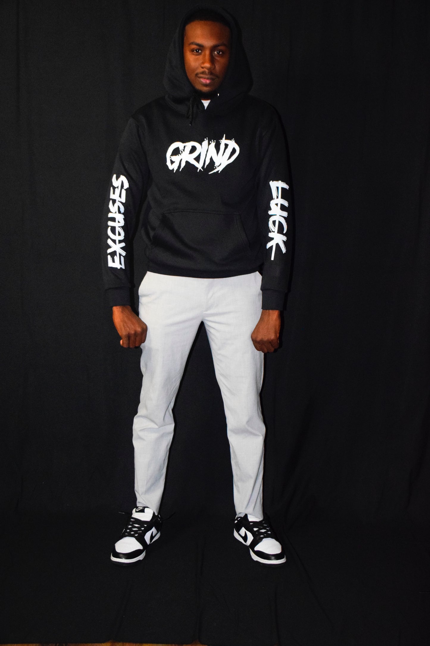 NO EXCUSES HOODIE