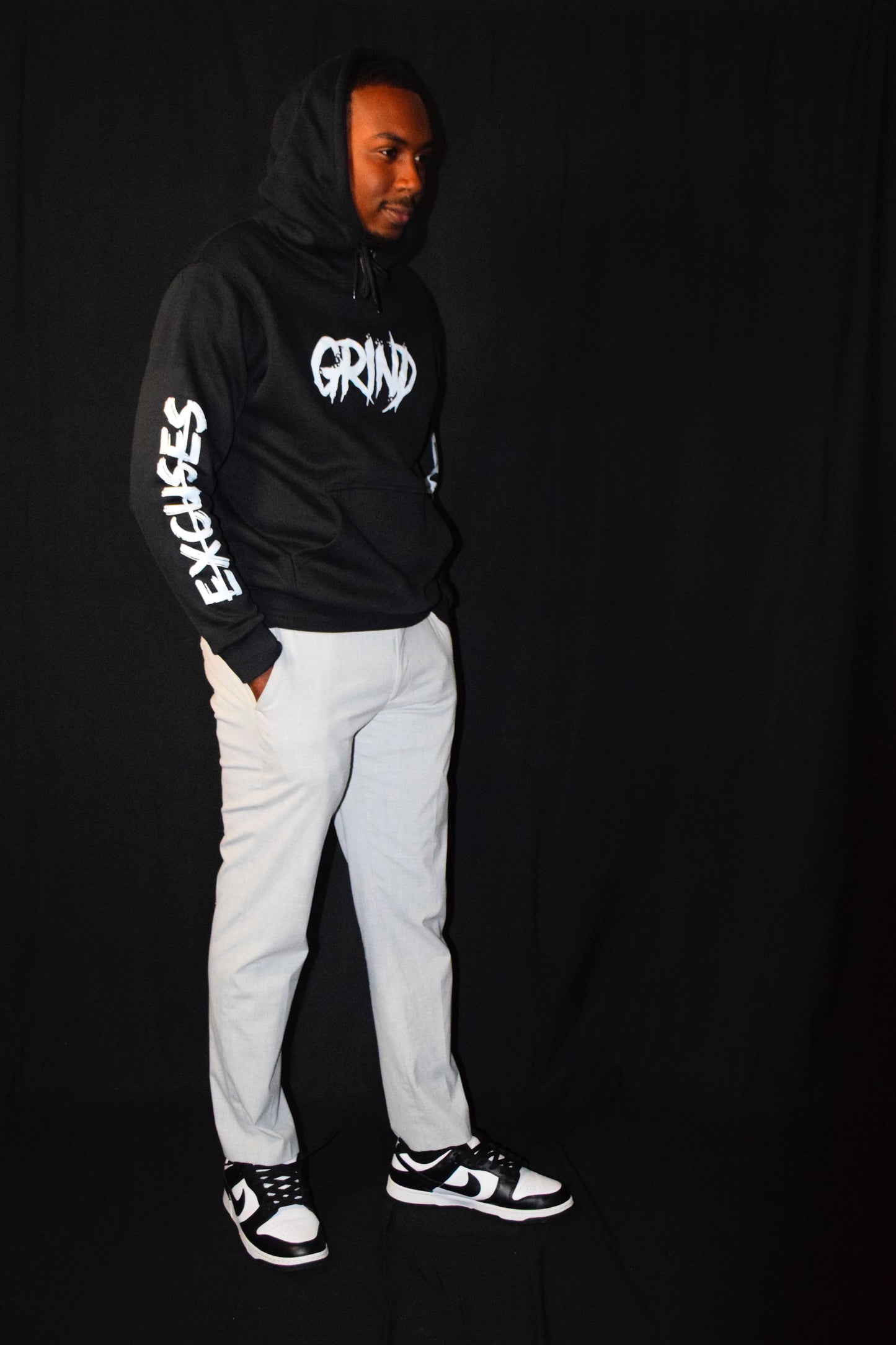 NO EXCUSES HOODIE