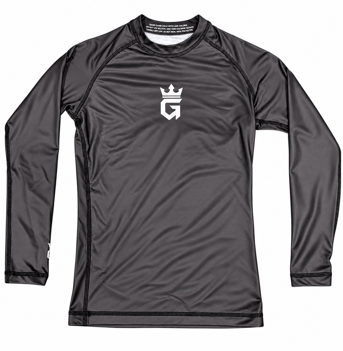 Black Stealth Long Sleeve Compression Top