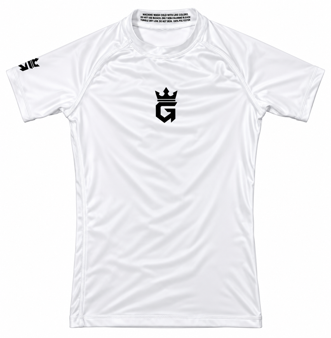 White Core Short Sleeve Compression