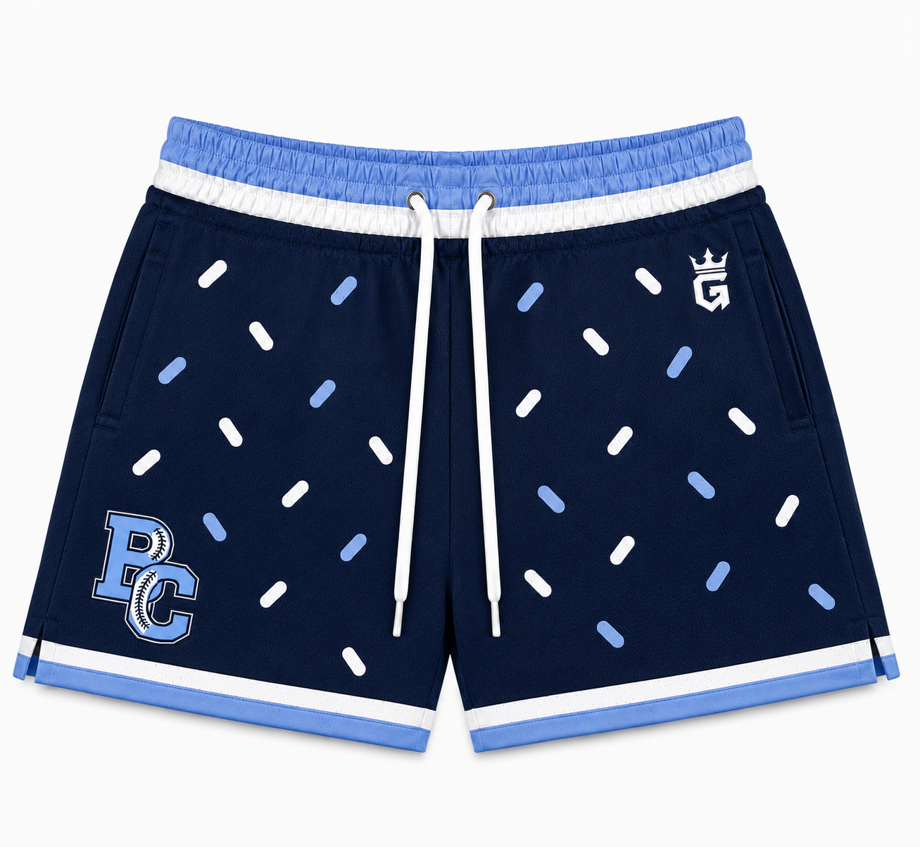 BC Logo confetti shorts