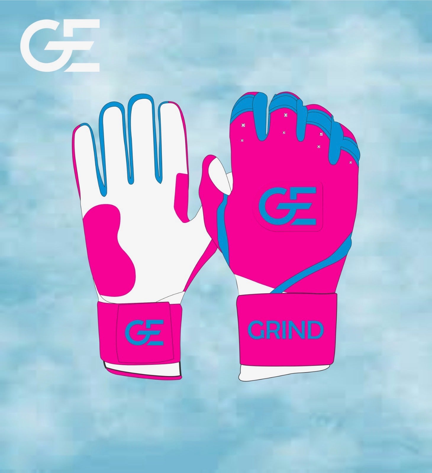 GE Premium Leather Batting Glove