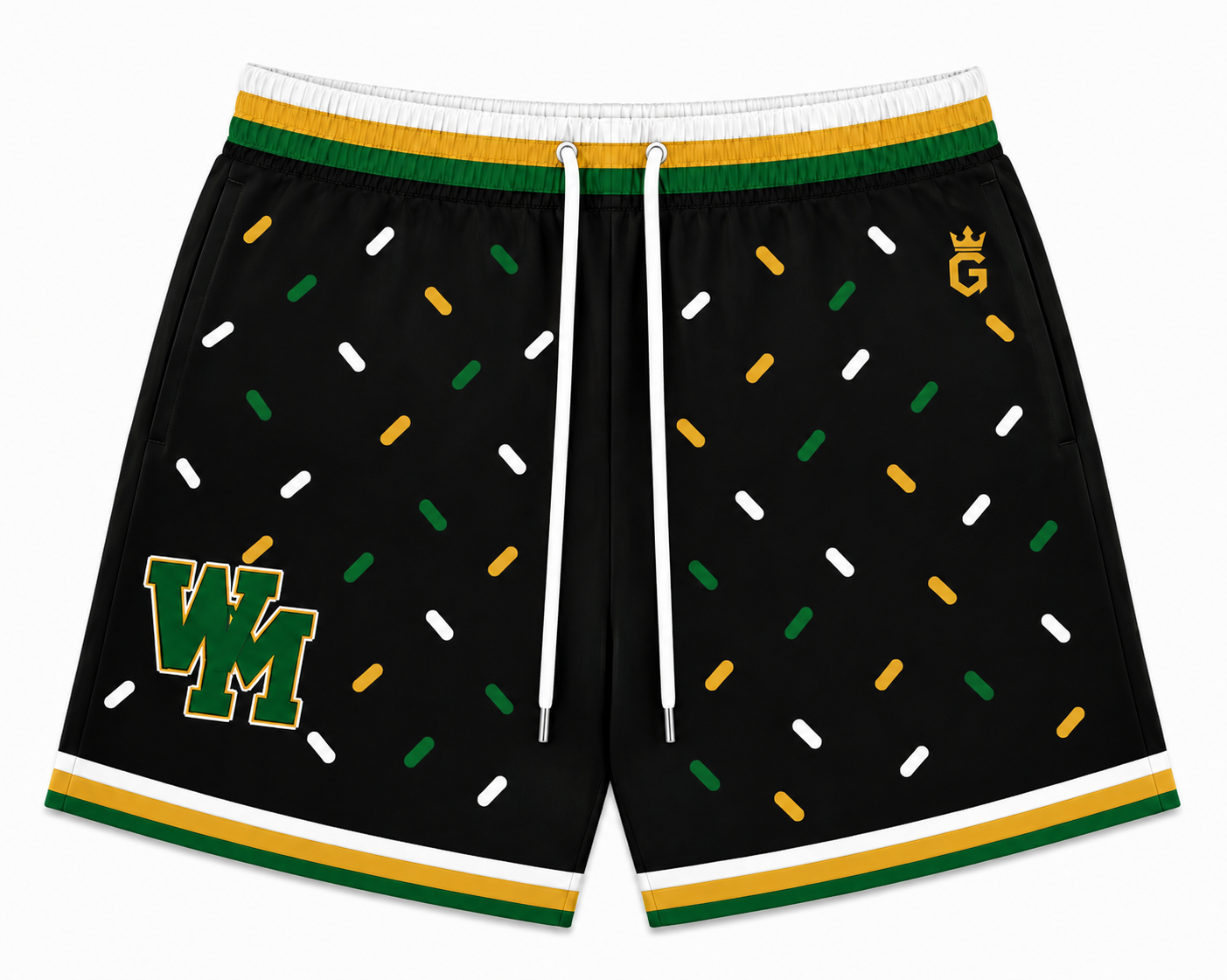 WM logo Confetti Shorts