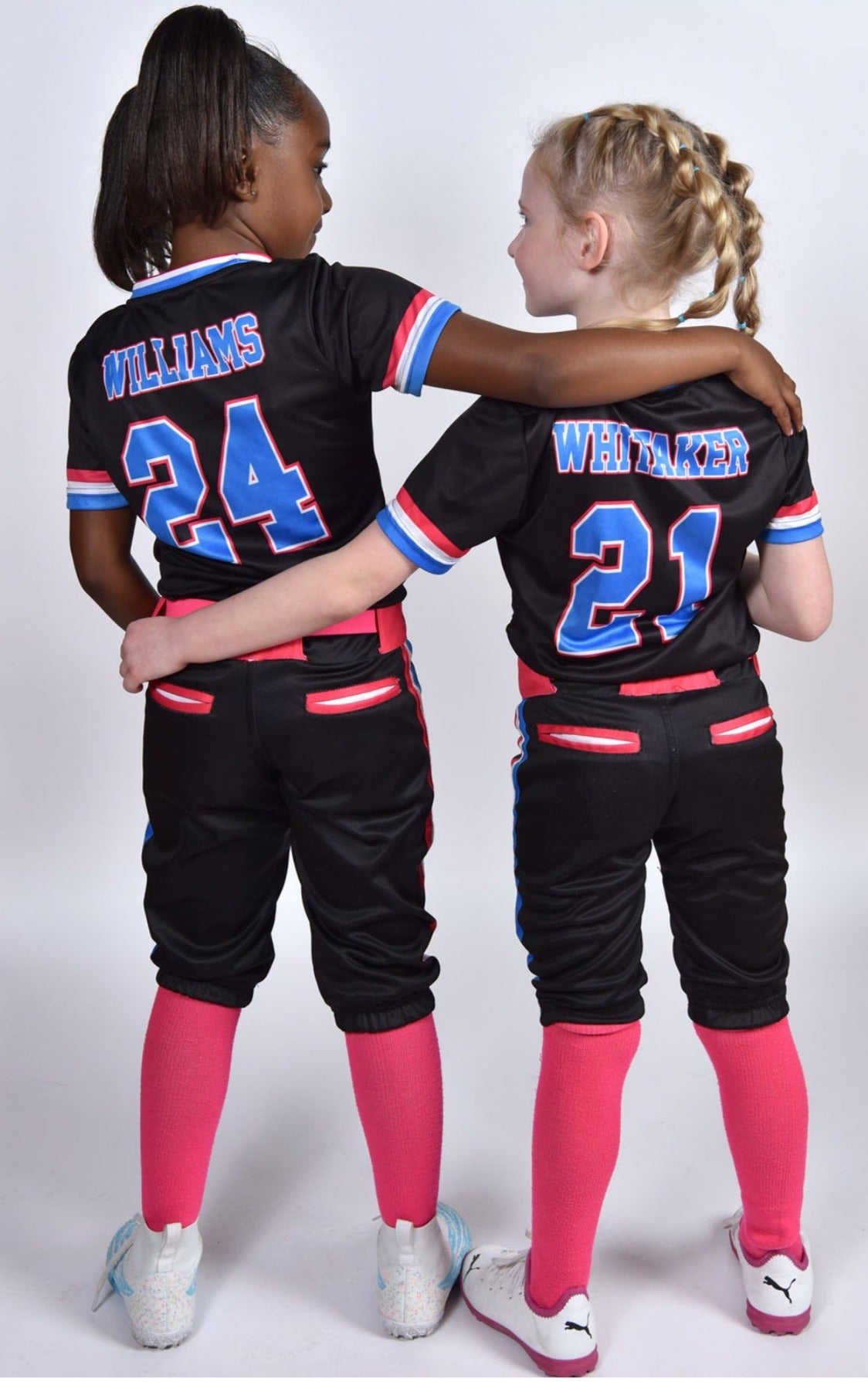 Custom softball and baseball uniforms