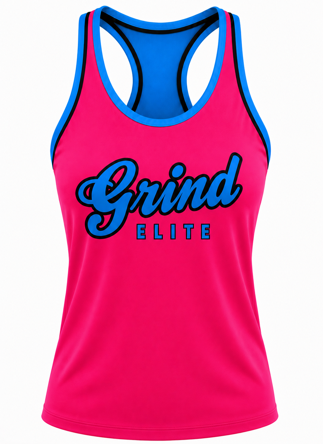 GE Jersey Tank- Hot Pink