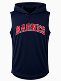 Barnes Sleeveless Hooded Top