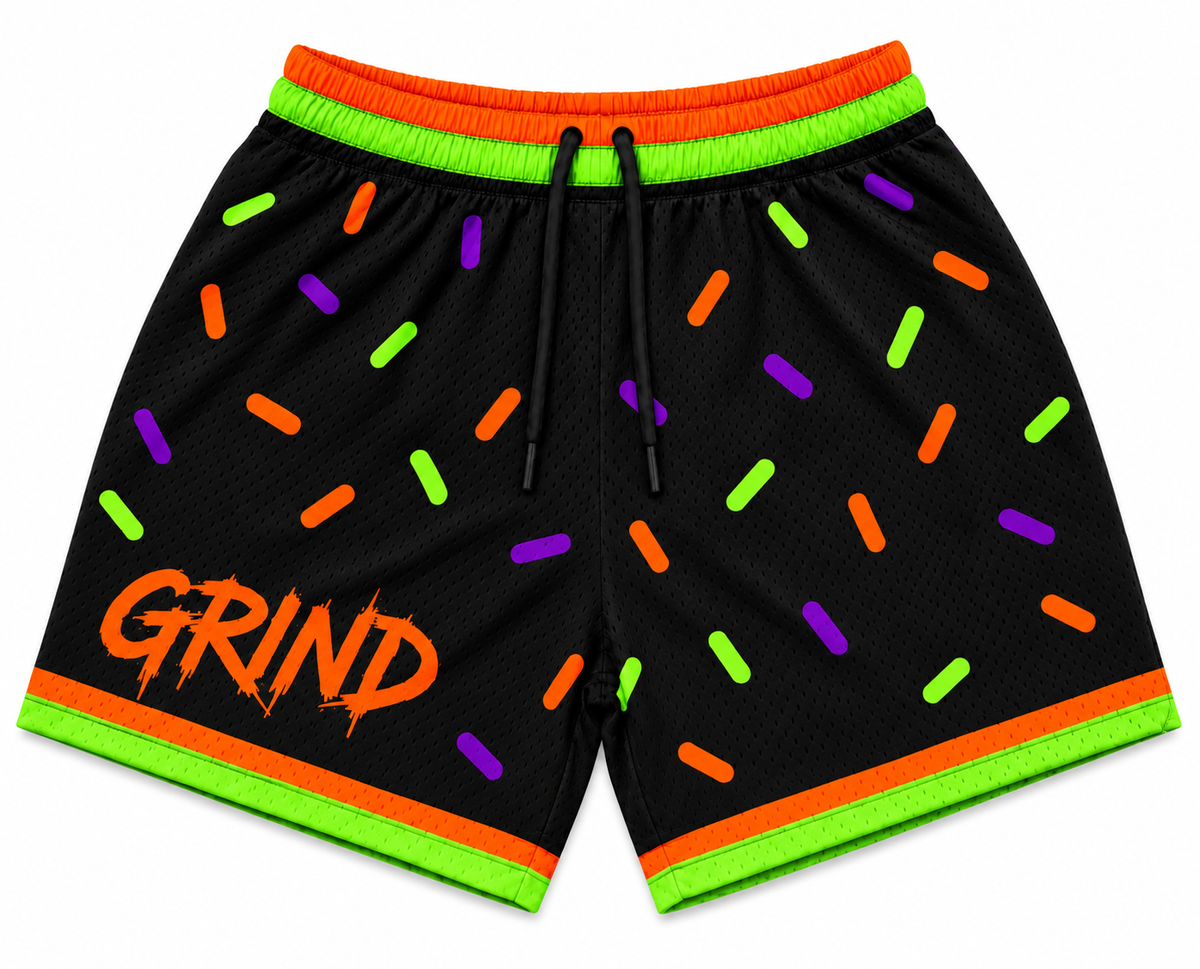 Spooky Season Confetti Shorts