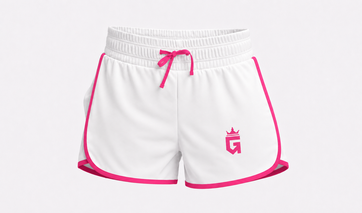 Grind Game Day Flow Shorts- Pink Lining
