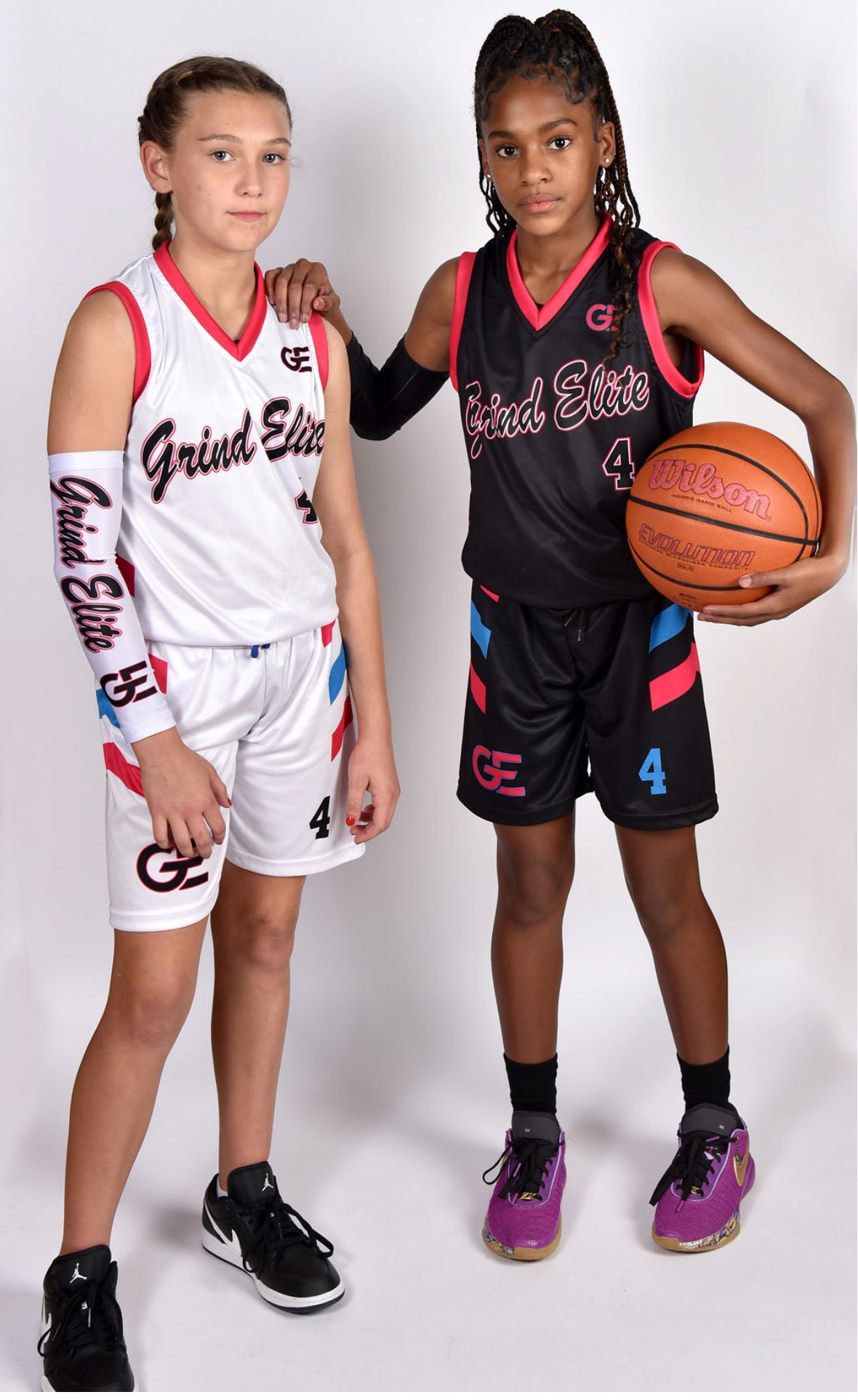 Custom basketball uniforms