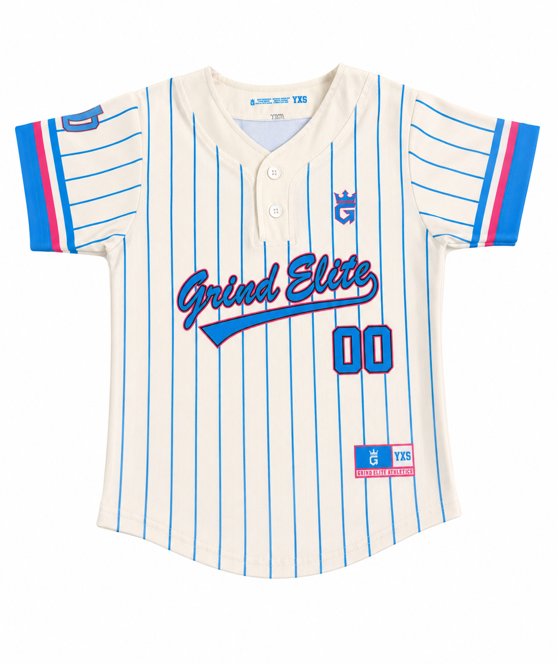 GE Jersey- Cream Pinstripe