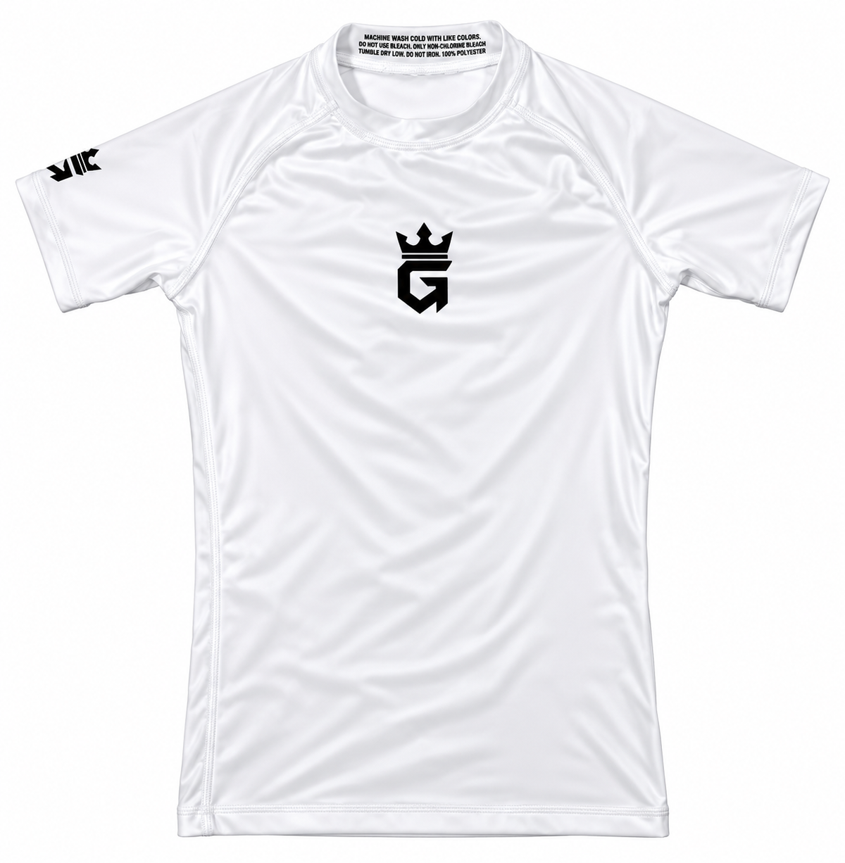 White Core Short Sleeve Compression